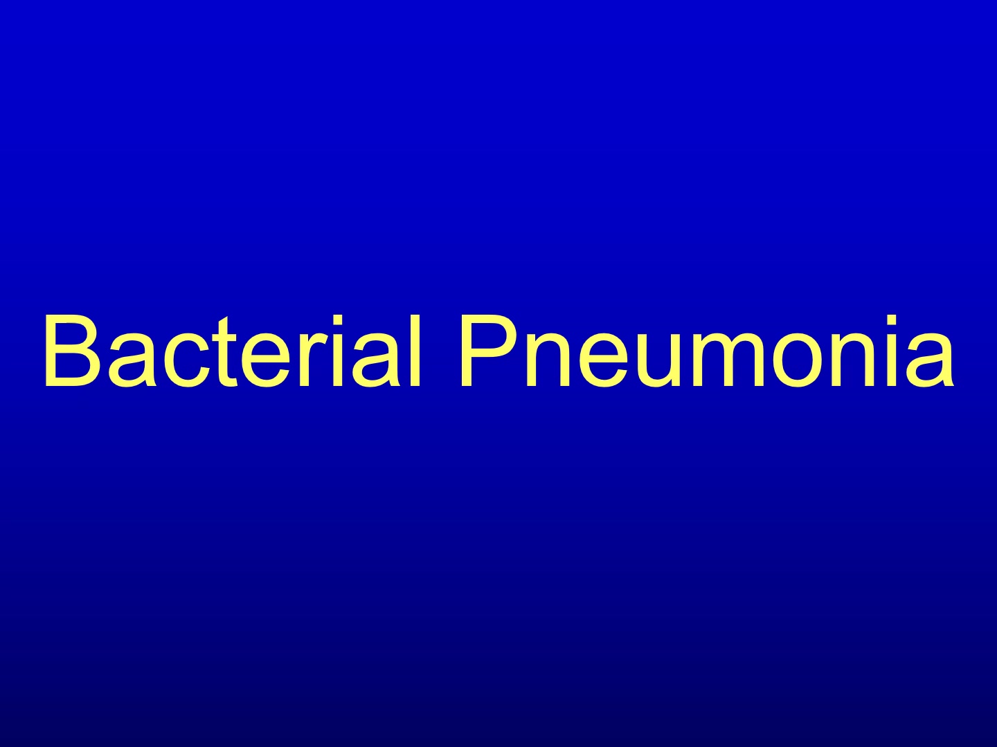 Bacterial Pneumonia prestudy 2023
